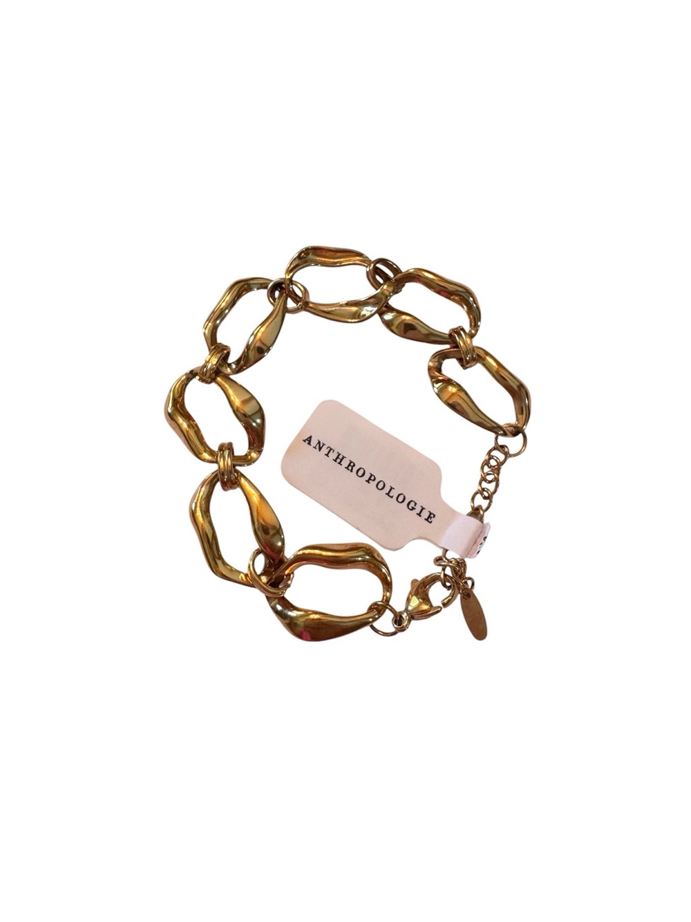 Anthropologie Molten Curve Gold Bracelet, NWT